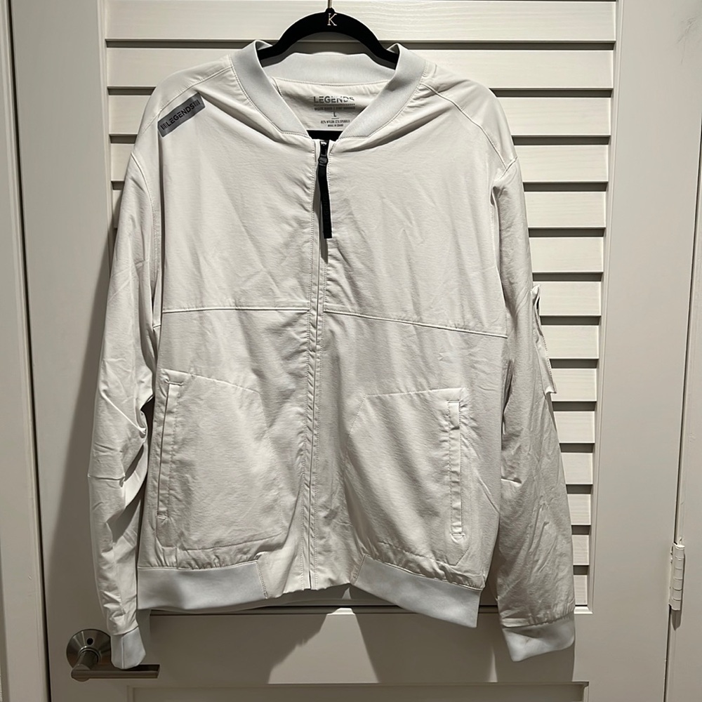 Men’s Legends White Bomber Jacket (can be combined with matching joggers)